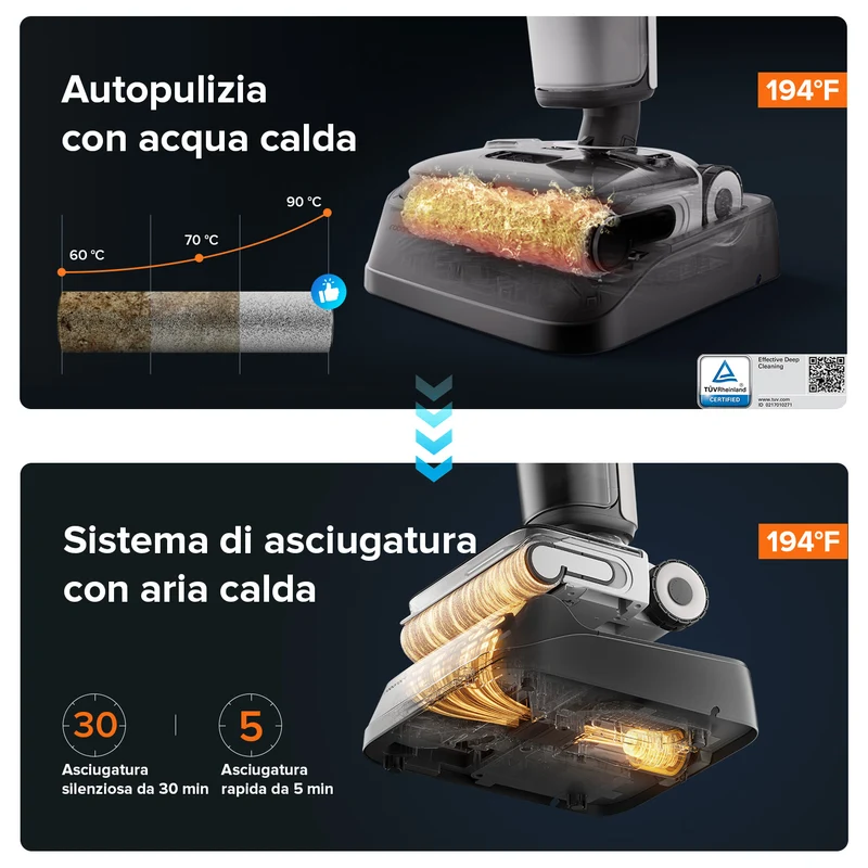 Roborock F25 XT (F25 ACE Nuova Versione) aspirapolvere per umido e secco