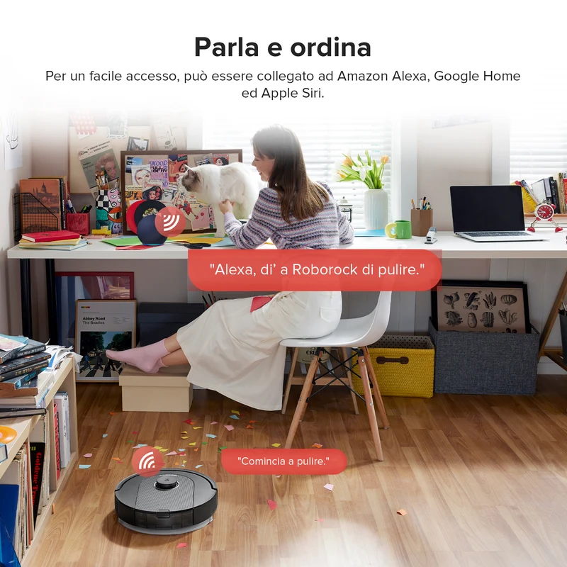 Robot aspirapolvere e panno Roborock Q5 Pro