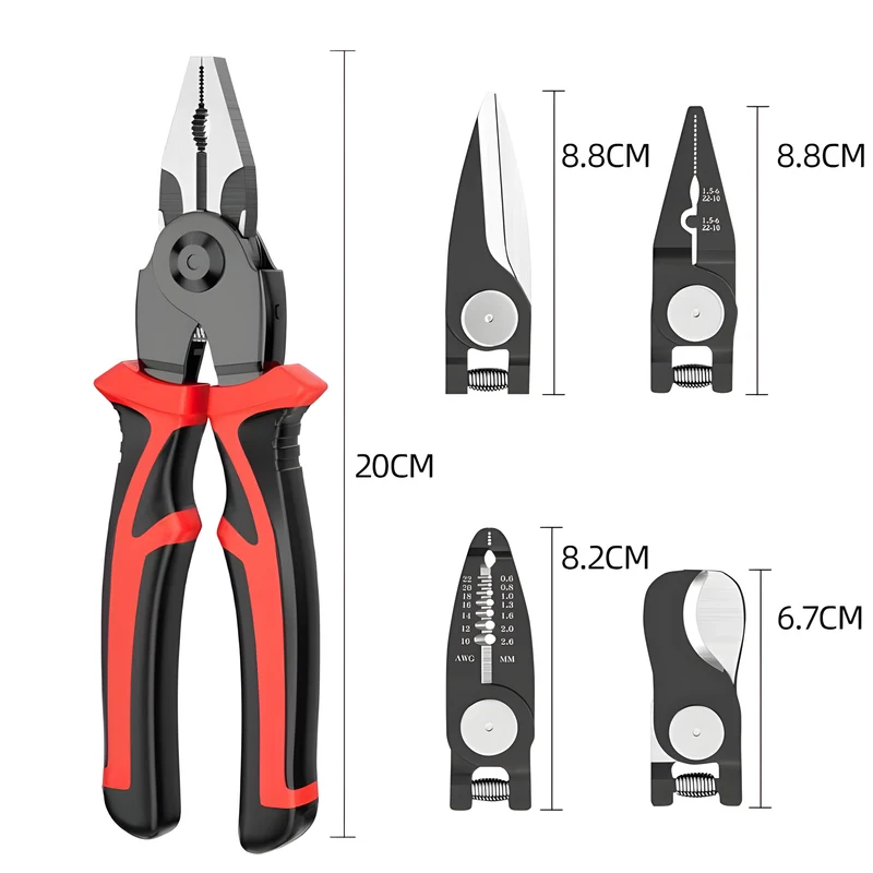Five-Head Interchangeable Pliers Kit
