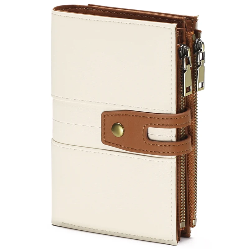 Dual-Zip Snap Long Wallet