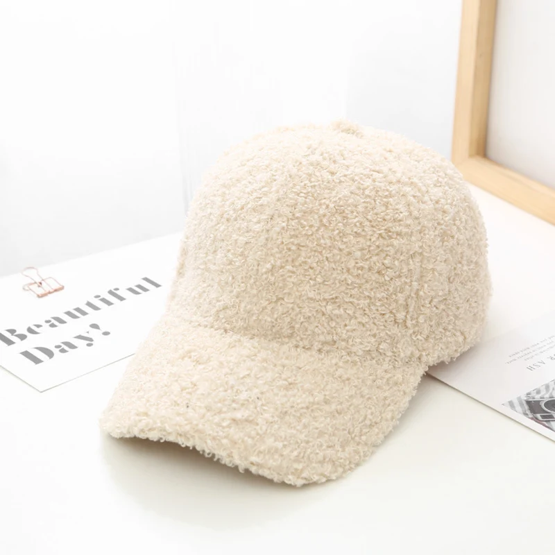 Teddy-Fleece Baseball Cap