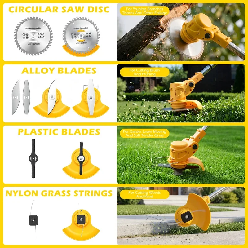 5-in-1 Cordless Weed Trimmer