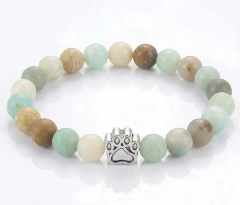 Dog Paw Bead Bracelet