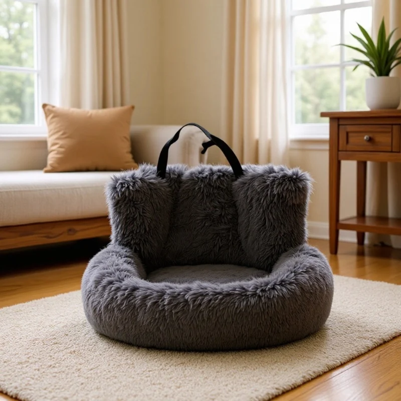 Fluffy Dog Car Seat