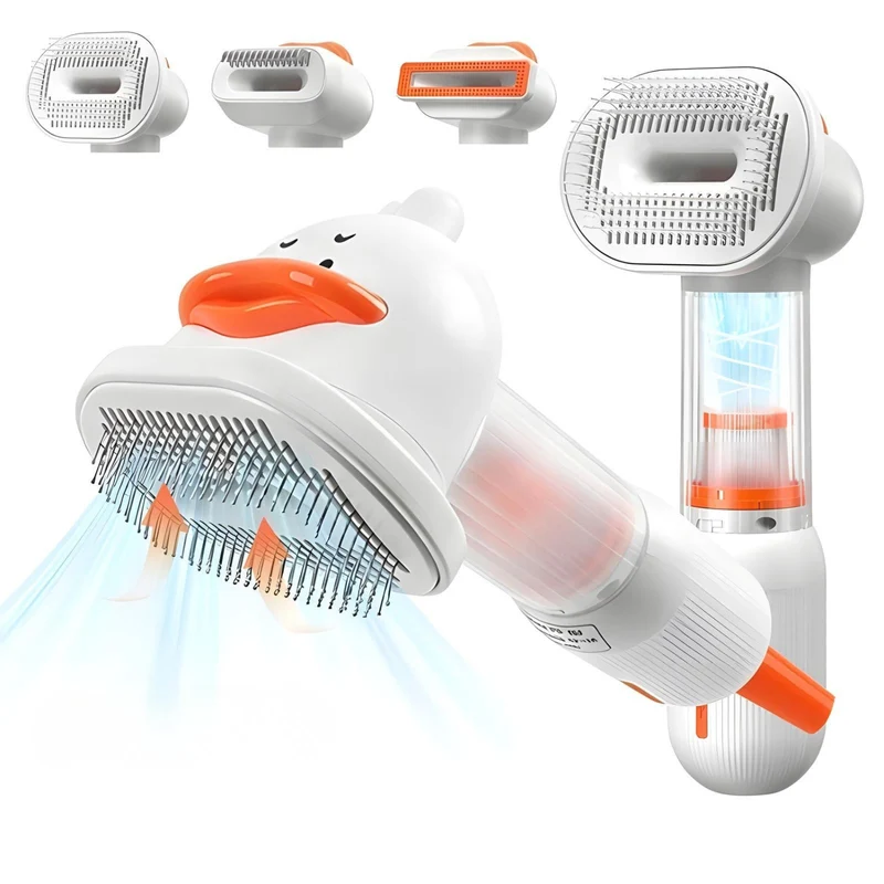 4-in-1 Electric Pet Hair Removal Brush