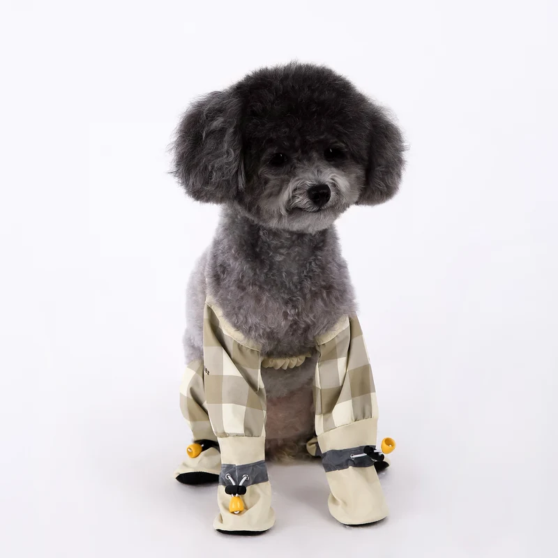 Waterproof Dog Leg Pants With Shoes