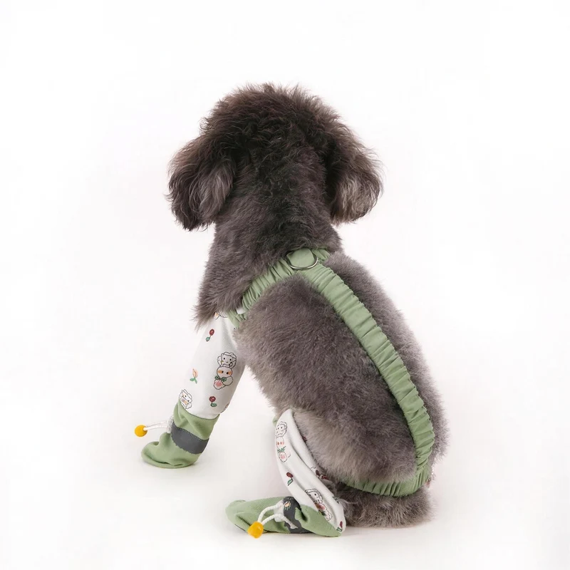 Waterproof Dog Leg Pants With Shoes