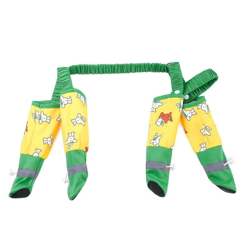 Waterproof Dog Leg Pants With Shoes