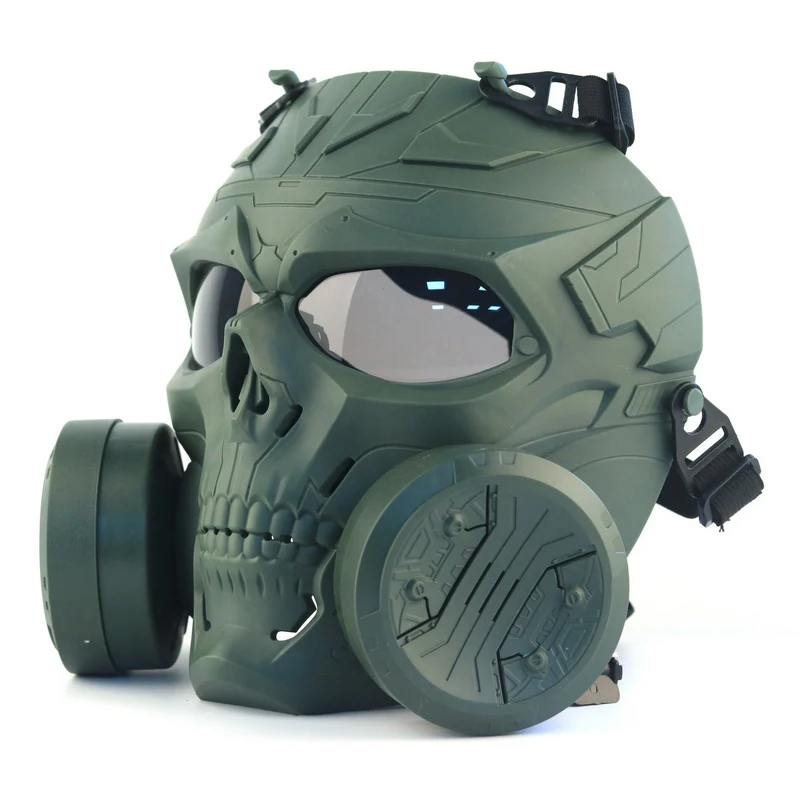 Tactical Skull Mask With Dual Fans