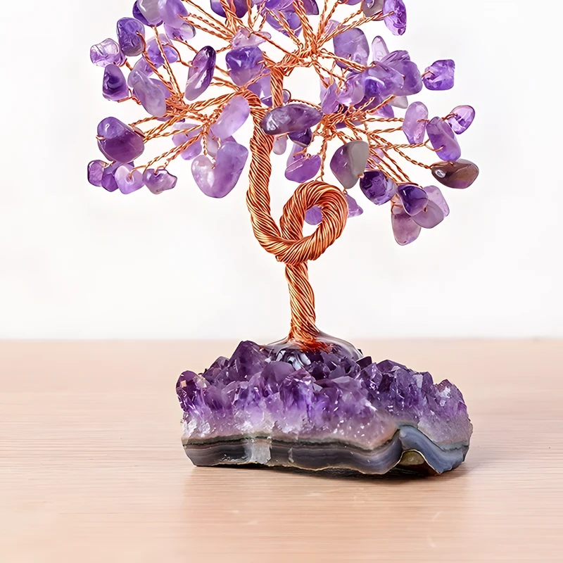 Amethyst Crystal Money Tree