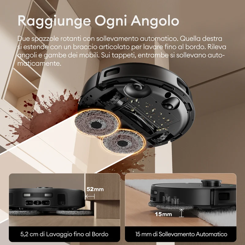 Ultenic MX50 Robot Aspirapolvere Lavapavimenti