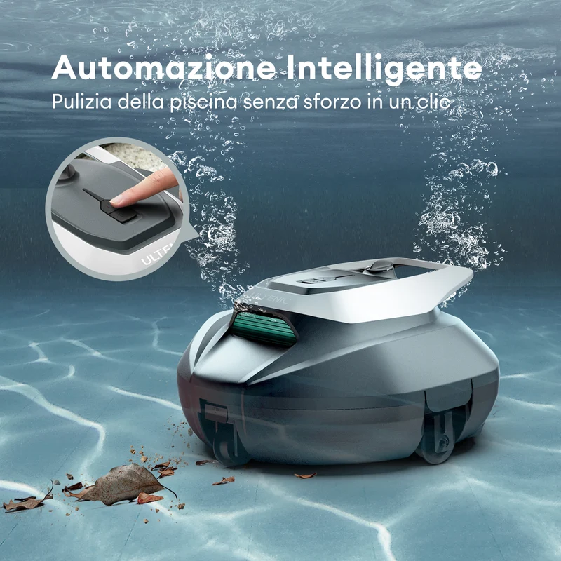 Ultenic Pooleco 10 Series Pulitore Robotico per Piscina Senza Fili