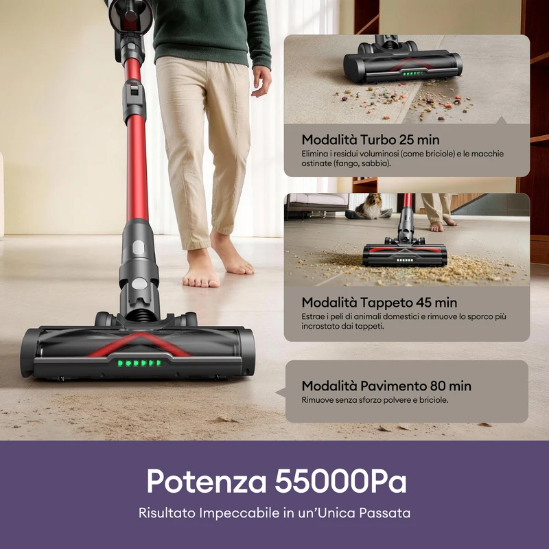 Ultenic U18 PowerPro Aspirapolvere Senza Fili
