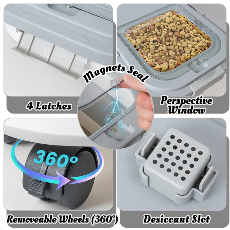 Foldable Rice and Food Storage Bucket