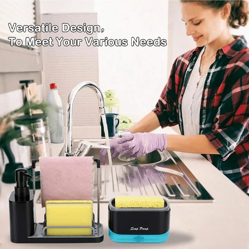 5-in-1 Hand and Dish Soap Dispenser Set