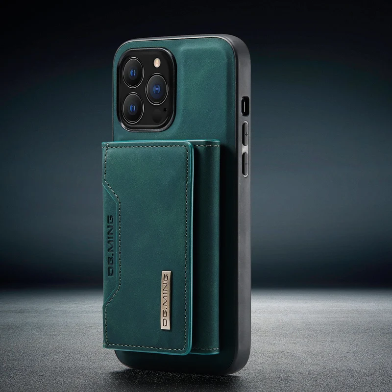 2 in 1 Detachable iPhone Leather Case Wallet and Card Holder