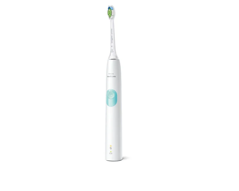 Philips 4300 series HX6807/35 spazzolino elettrico Adulto Spazzolino elettrico sonico Colore menta, Bianco