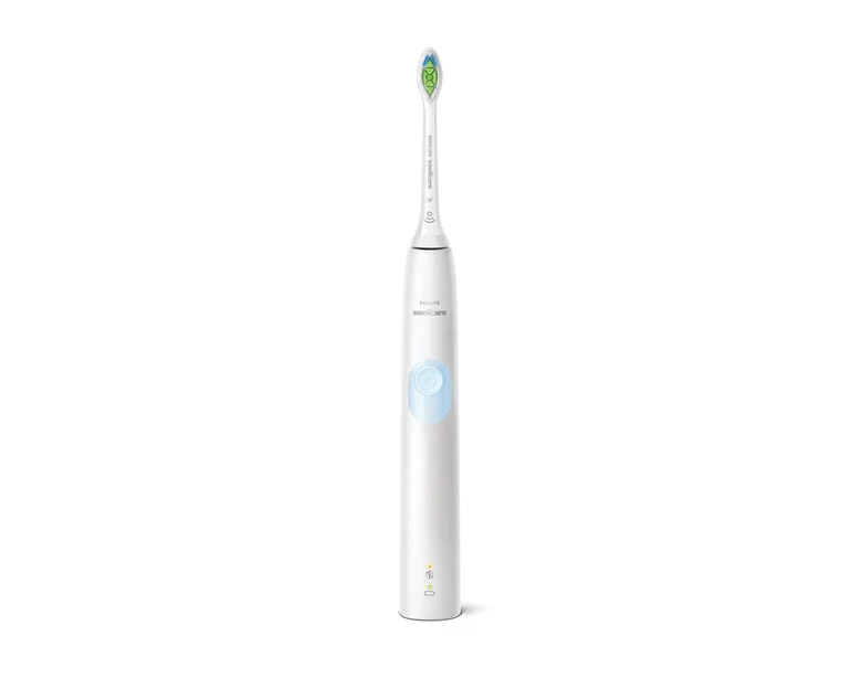 Philips 4300 series HX6807/35 spazzolino elettrico Adulto Spazzolino elettrico sonico Colore menta, Bianco