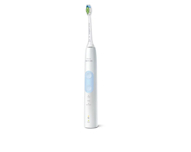Philips Sonicare ProtectiveClean 5100 Spazzolino Elettrico Sonico Bianco, con custodia da viaggio HX6859/29