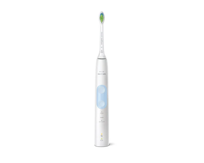 Philips Sonicare ProtectiveClean 5100 Spazzolino Elettrico Sonico Bianco, con custodia da viaggio HX6859/29