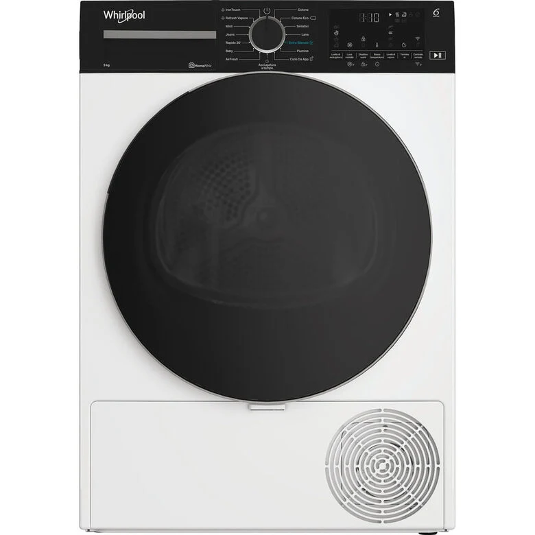 Whirlpool C WD 94M WBS IT, Capacità 9kg, classe C, colore White, Display digitale XL, Wi-Fi, IronTouch