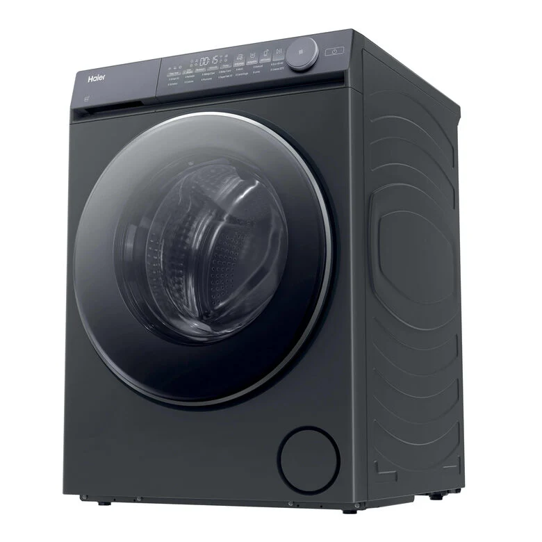 Haier X Series 7, Lavatrice Slim 9 KG, 25% più efficente della classe A, 1400 giri, Antracite, Direct Motion, Vapore, Wi-Fi, Smart AI, Scruscotto Anti-impronta, 360° ABT, HW90-B14367GTUIT