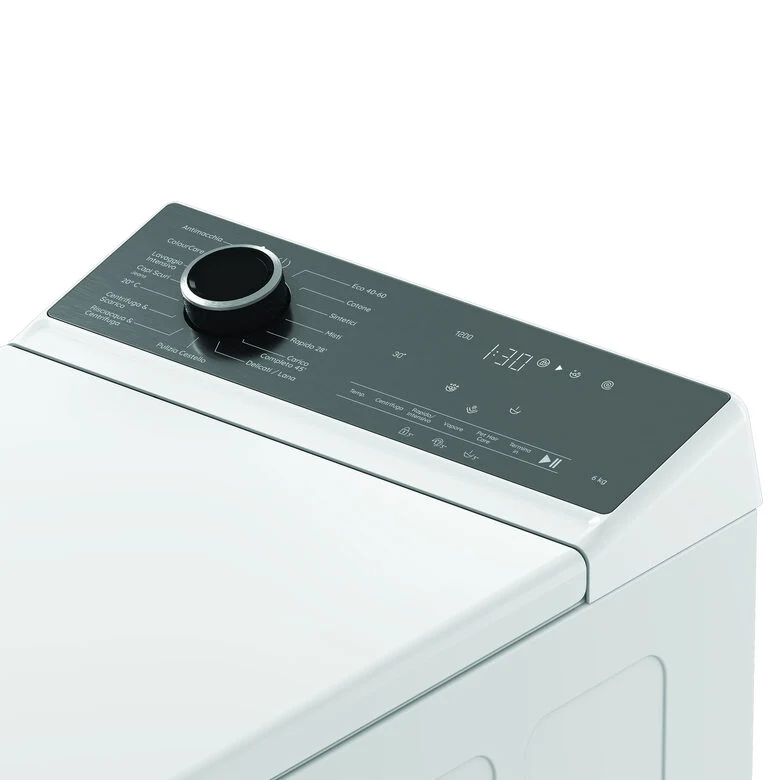 Hotpoint Ariston HTLCARE 66S IT lavatrice Caricamento dall'alto 6 kg 1100 Giri/min Bianco