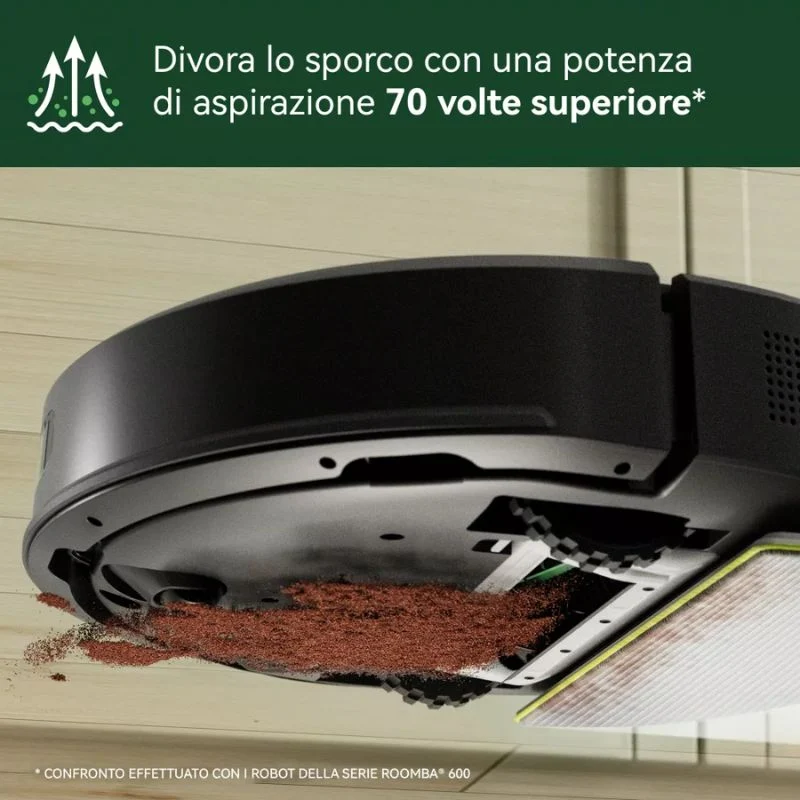 Roomba Irobot 105 Combo Aspirapolvere Robot 2-in-1