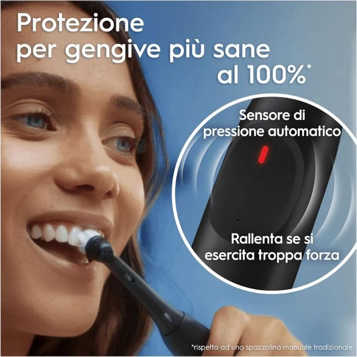 Oral-B iO 2 Spazzolino Elettrico Nero 1 Testina Di Ricambio 1 Spazzolino