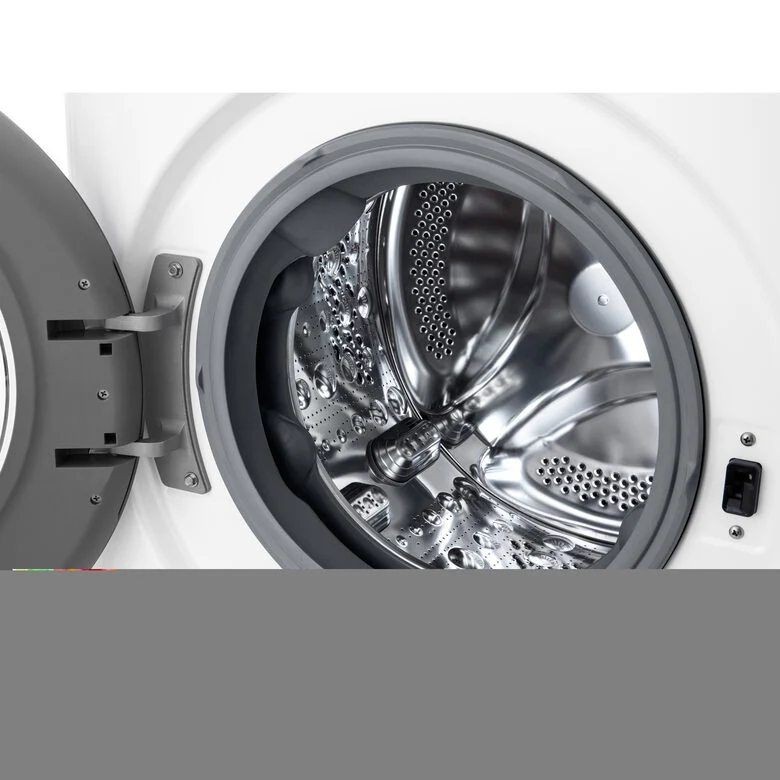LG D2R3S08NSWW Lavasciuga slim 8/5kg AI DD, Classe E, 1200 giri, AI Wash, Vapore