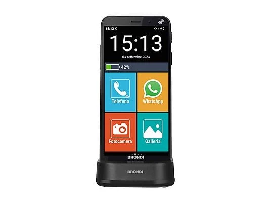 Smartphone Brondi Amico Vero 4g, Nero