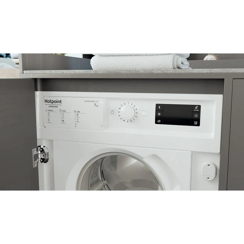Hotpoint BI WMHG 71483 EU N Lavatrice a Incasso Caricamento frontale 7 kg 1400 Giri/min D Bianco