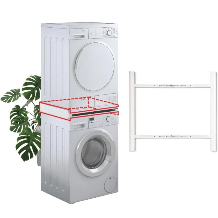 Superior Tower Slim Kit Sovrapposizione Lavatrice/Asciugatrice Con Ripiano 60Kg