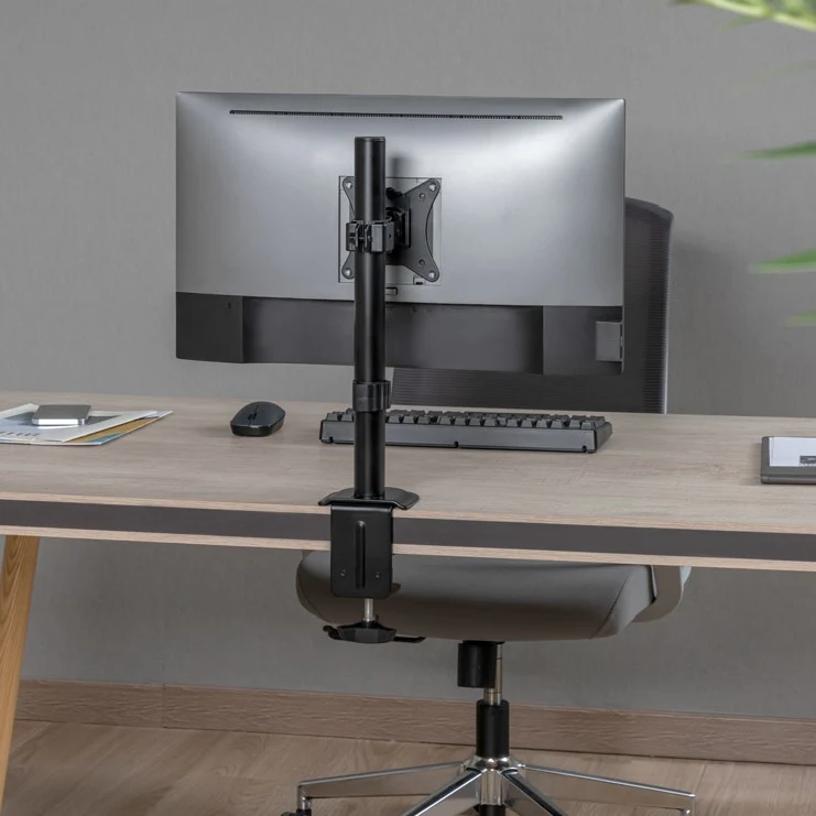 Superior Supporto Da Tavolo Staffa Per Monitor Singolo 17" 19" 21" 24" 28" 32"