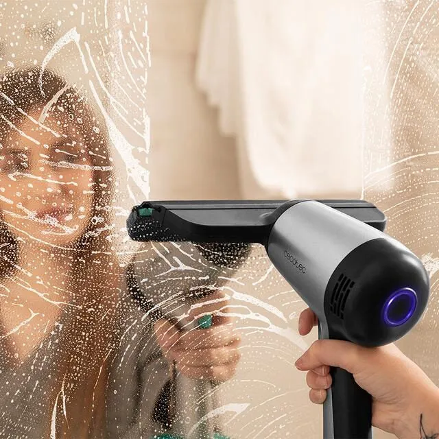 Cecotec Conga Rockstar 3700 Glass aspirapolvere senza filo Nero, Argento, Turchese Senza sacchetto