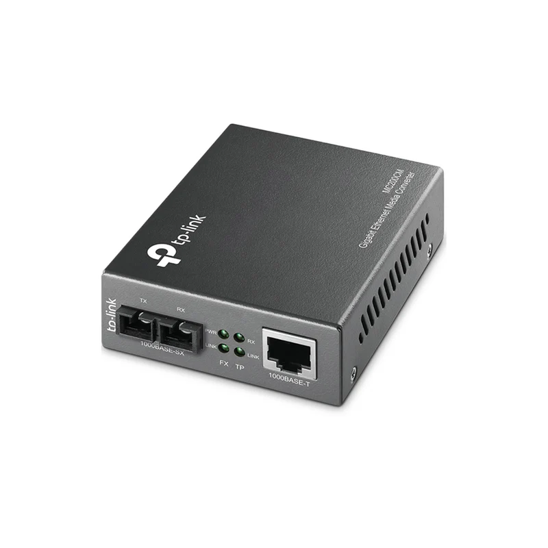 MC200CM - Media Converter Gigabit Multi-Mode per Connessioni Fibra fino a 550 m e Reti Aziendali Affidabili - Omada