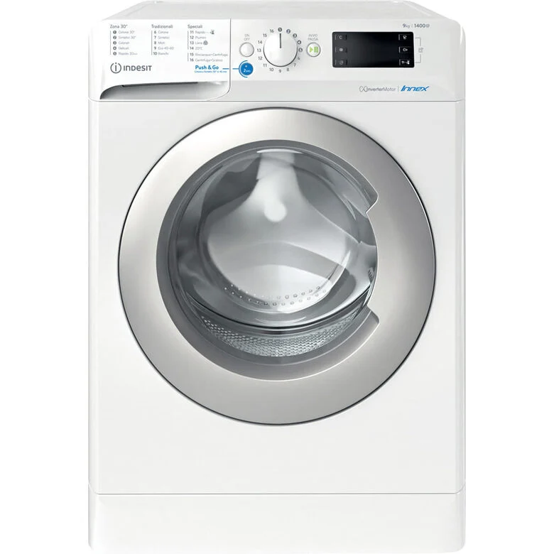 Indesit BWE 91486X WS IT lavatrice Caricamento frontale 9 kg 1400 Giri/min A Bianco