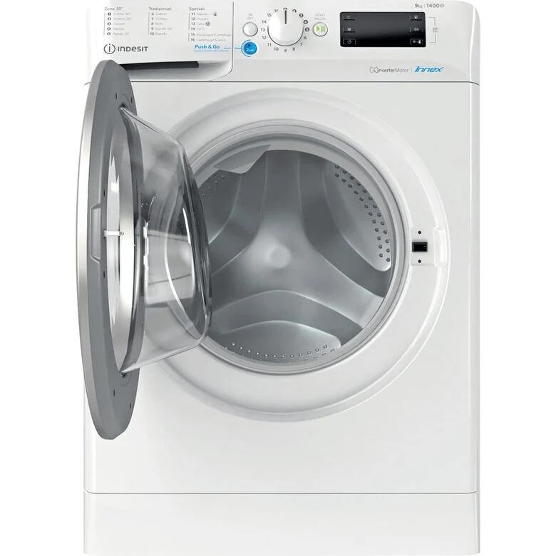 Indesit BWE 91486X WS IT lavatrice Caricamento frontale 9 kg 1400 Giri/min A Bianco