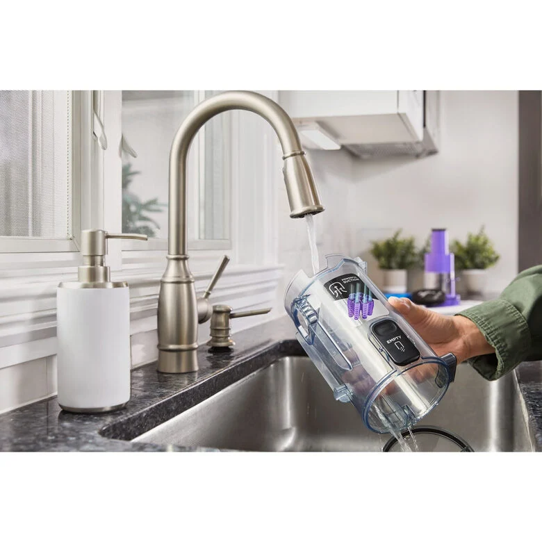 Black & Decker BHFEA640WG Aspirapolvere a bastone Batteria Secco Ciclonico Senza sacchetto 0,75 L Nero, Acciaio inox