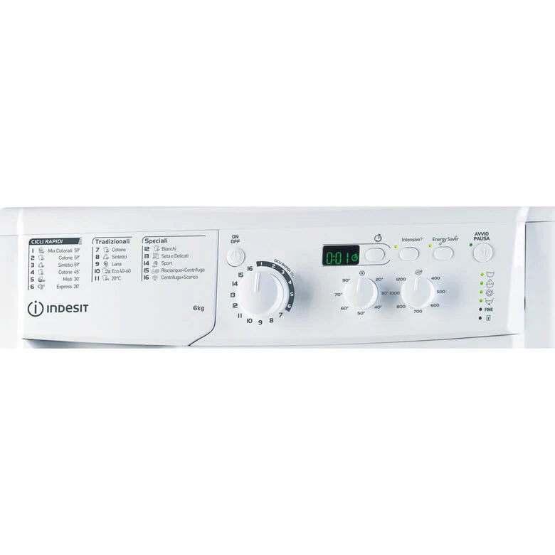 Indesit EWSD 61251 W IT N lavatrice Caricamento frontale 6 kg 1200 Giri/min F Bianco
