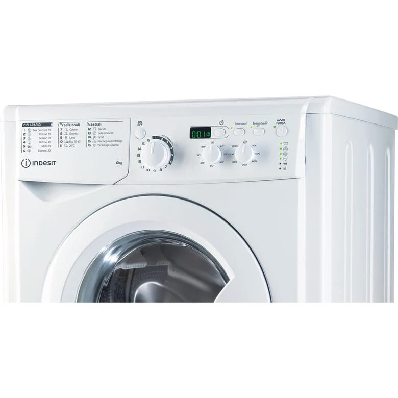 Indesit EWSD 61251 W IT N lavatrice Caricamento frontale 6 kg 1200 Giri/min F Bianco