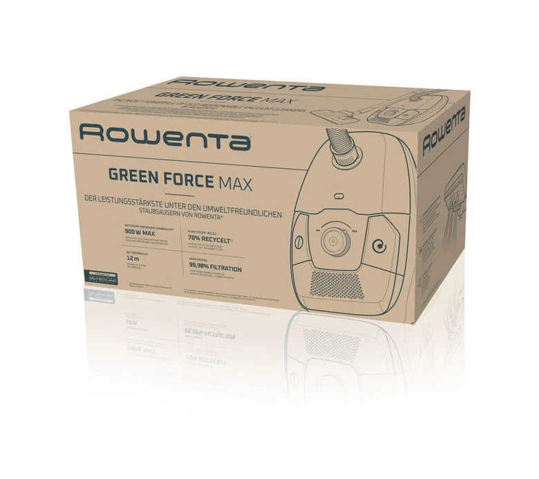 Rowenta Green Force Max RO4931EA aspirapolvere a traino 4,5 L Secco 900 W Sacchetto per la polvere