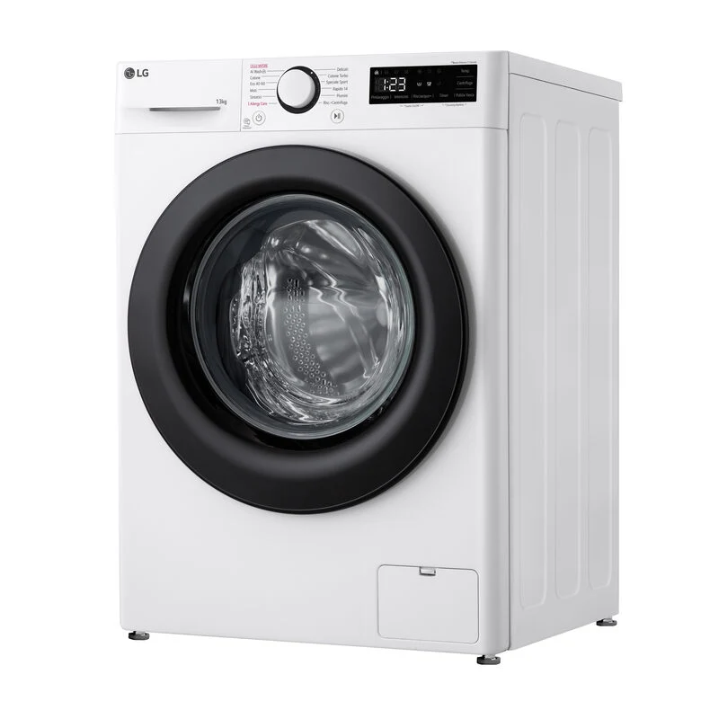 LG F4R3013NSWB Lavatrice A Libera Installazione 13 Kg, 1400 Giri, Tecnologia AI DD™, Lavaggio A Vapore, Allergy Care, Motore Inverter Direct Drive™, Classe A-20%, Bianco
