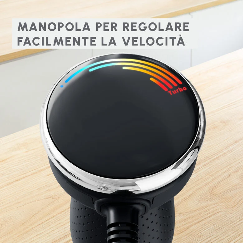 Frullatore a immersione Moulinex DD6738 potenza 1000W con bicchiere tritatutto e frusta
