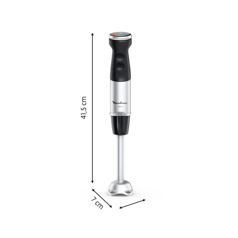 Frullatore a immersione Moulinex DD6738 potenza 1000W con bicchiere tritatutto e frusta