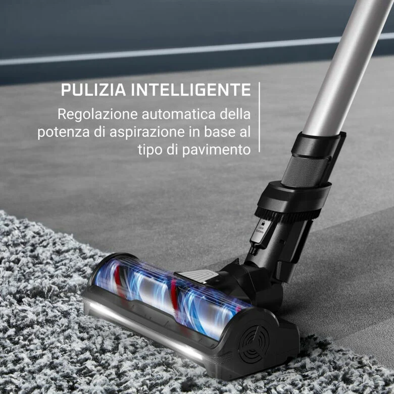 Rowenta RH9A32WO aspirapolvere senza filo Alluminio, Verde Senza sacchetto