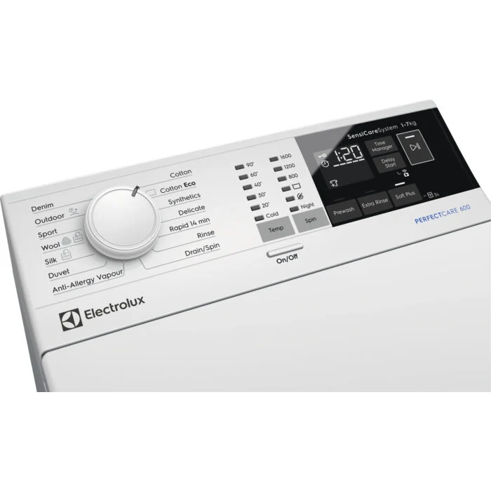 Electrolux EW6T634W lavatrice Caricamento dall'alto 6 kg 1251 Giri/min C Bianco