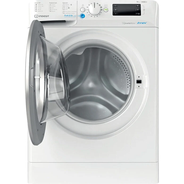 Indesit BWE 101486X WS IT lavatrice Caricamento frontale 10 kg 1400 Giri/min Bianco