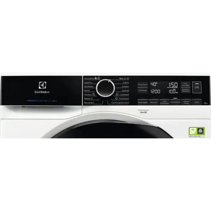 Electrolux EW9F161BF lavatrice Caricamento frontale 10 kg 1551 Giri/min A Bianco