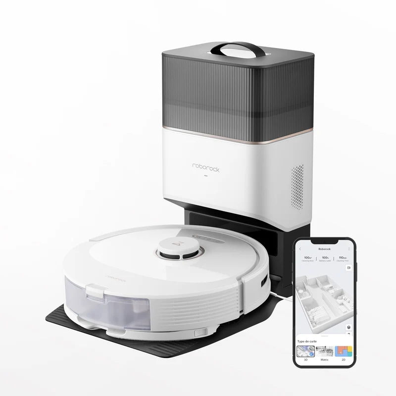Roborock Q8 Max+ Robot Vacuum and Mop with Auto-Empty Dock